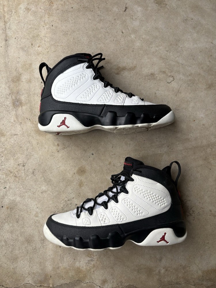 Jordan Air Jordan 9 Retro BG White/Black/Red 5.5Y 302359-112