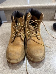 Timberland Boots Size 5M Brown Leather Waterproof Wheat Hiking 12909