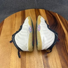 Nike Lil Posite One Toddler Sneakers White Black Blue Gum 843769-102 Size 10C