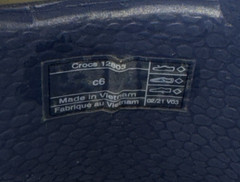 Crocs Rain Boots Children’s Size C6 Blue Unisex Waterproof 12803