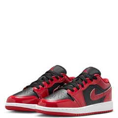Air Jordan 1 Low SE (GS) Multi Size Black-Varsity Red-White HV4396-006 Fast Ship