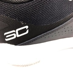 Under Armour GS SC 3Zero IV Black White Athletic Shoes Size 7Y New