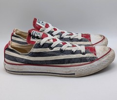 Converse Chuck Taylor Red White Blue US Size 3 Juniors Youth Kids Boys Girls Low