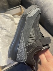 Little Kid’s Jordan Spizike Low Black/Black-Anthracite (FQ3951 001)