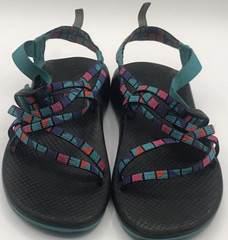 Chaco Kids ZX1 Ecotread Teal Multicolor Performance Sandals Size 6 J180264 Gift