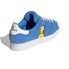 Adidas The Simpsons Marge Superstar Sneakers Shoes Youth Kids Size 13k Blue