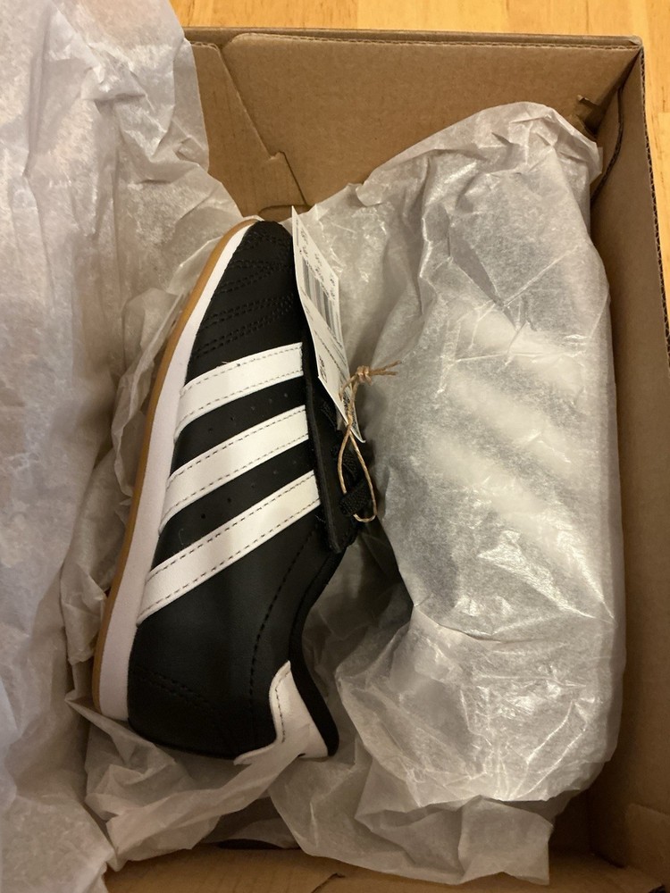 adidas Taekwondo Lace CF E Kids Sneakers Black White Synthetic 9K JP9537