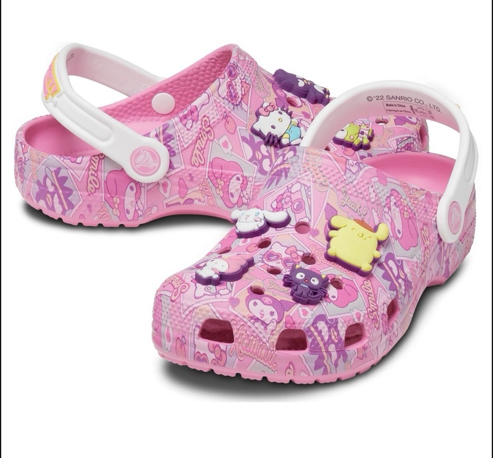 Crocs 🩷 hello kitty J1 🌟 Limited Edition With Tags Fast Shipping