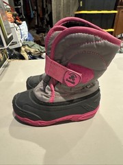 Kamik Snowbug Size 10 Lid’s Winter Boots Pink, Gray & Black EU 27: UK 9.5