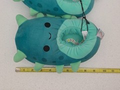 Squishmallows Slippers/ Wasabi Green Sea Cucumber Plush/ Size (2/3)