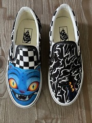 Size 4 – JUNIOR – Kpop Demon Hunters Derpy Tiger VANS Shoes NWOB Rumi Mira Saja