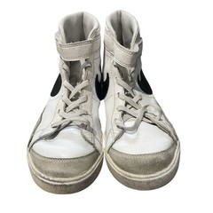 Nike Blazer Mid 77 Kids White Black High Top Sneakers DA4087-100 Size 2.5Y