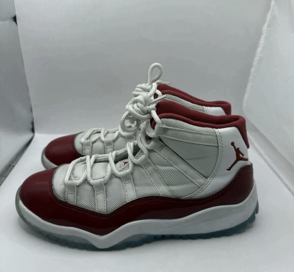 Nike Air Jordan 11 Retro High ‘Cherry‘ 378039-116 Size 3Y