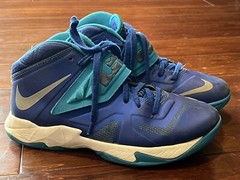 Nike 599818 401 Unisex Lebron James Soldier 7 Blue Basketball Shoe Sz 7 Y 8.5 W