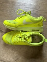 Nike Air Max Thea Flash Lime 2013 Green Lace Up Sneakers Kids 5.5