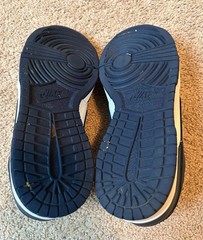 Nike Dunk Low White Midnight Navy Blue (FB9109-116) Size 7Y