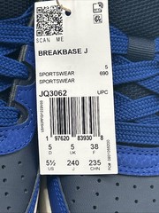 NEW Adidas Breakbase J Unisex Youth Sneaker,JQ3062,SZ: Youth 5.5 M,(NWOB)
