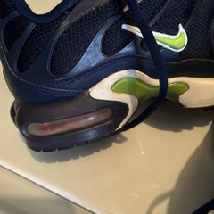 Nike Air Max Plus TN Kids Sneakers Blue/Green US 6Y EU 38.5 UK 5.5