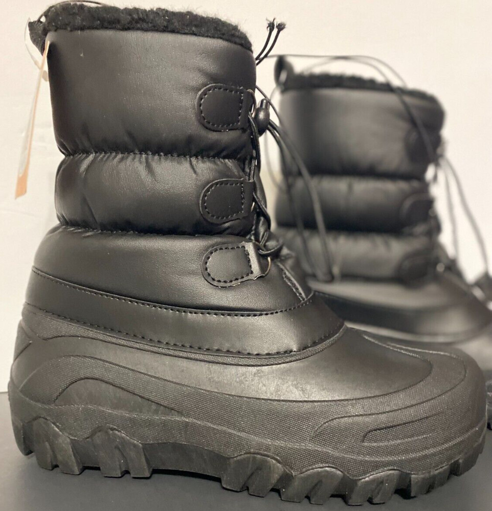 MEMBER’S MARK YOUTH SIZE 5 SNOW BOOTS Rating 10 Adjustable Closure