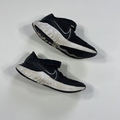 Nike Renew Run hook and loop Little Kid Running Shoes CT1436-091 Black size 13c