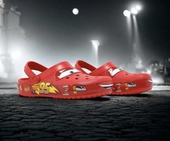 🏎️ Crocs lightning mcqueen kids Light Up 🌟 Size C9 Limited Edition Fast Shipp.