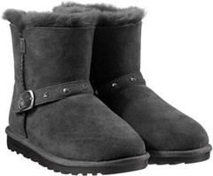 Kirkland Signature Kid’s Shearling Boot with Buckle Black Size US13 – NEW