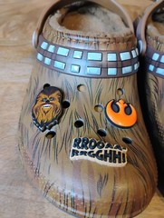 Star Wars Chewbacca Crocs , Classic Lined Clogs, Youth Size J5