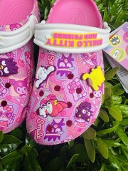 Crocs hello kitty clogs Junior 2 Limited Edition Crocs 🌈 Fast Shipping