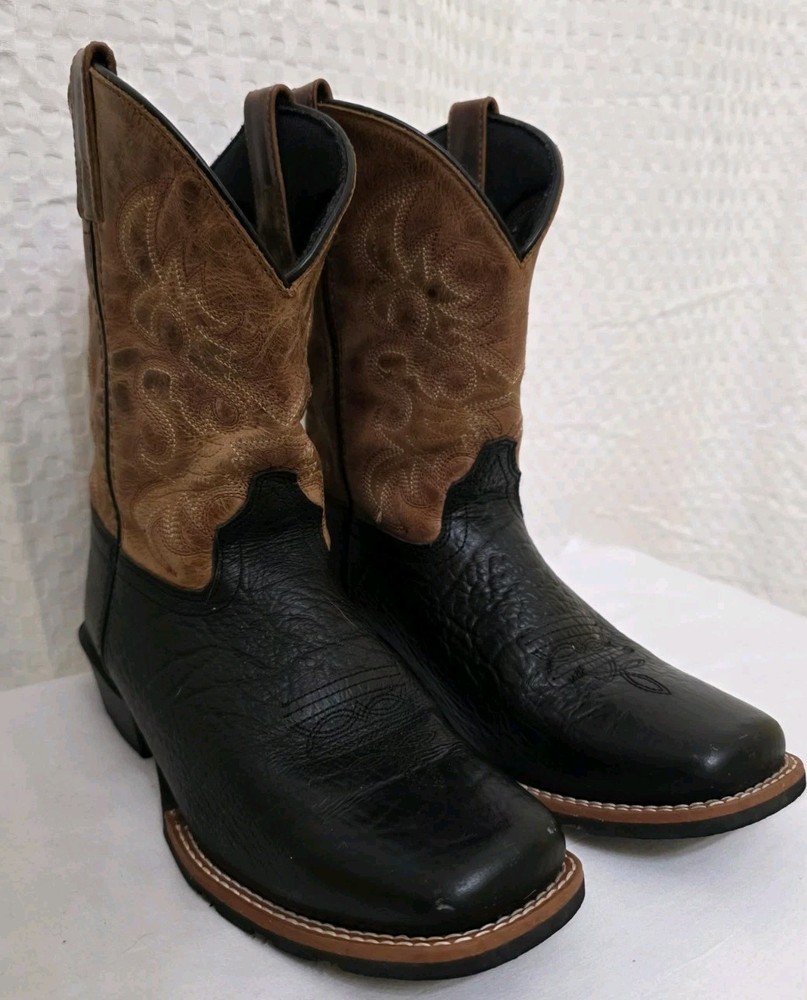 Dan Post Little River Youth Leather Boots Square Toe 6D Barely Used