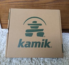 Kamik Snowbug 5 Winter Boots Charcoal/Green Toddler Size 5 Waterproof Insulated