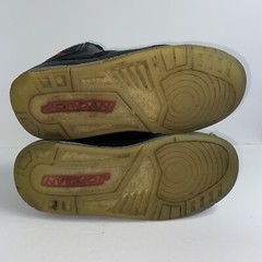 Jordan Air Courtside Youth Size 4Y Black Red Leather Athletic Basketball Shoes