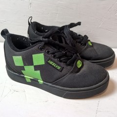 HEELYS Pro 20 Minecraft Skate Sneakers Kids‘ Size 13C Black NO WHEELS