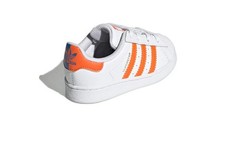 Adidas Superstar El I Fz0653 White/blue/orange. Toddler Size 10 US. NWT RARE