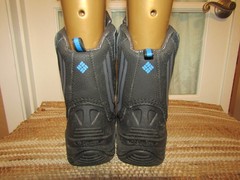 COLUMBIA BOOTS BUGABOOT PLUS IV OMNI HEAT Youth SIZE 6 BLACK BLUE