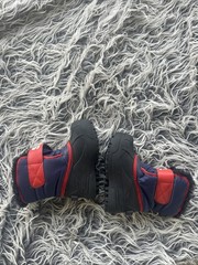 Sorel Commander Snow Boots Black/Blue Red Kids Size 7