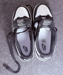 Nike Dunk Low Panda Black white kids size 2Y CW1588-100 Youth Sneakers shoes