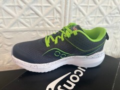 Saucony Kinvara 14 SK267104 Gray Sneaker Kids US 11.5 Athletic Running Shoes