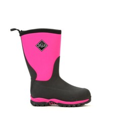 Muck Kid’s Rugged II Boot – Black/Pink