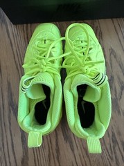 Nike Little Posite Pro (GS) Foamposite Volt Yellow Size 4.5Y Also Women’s 6 $180