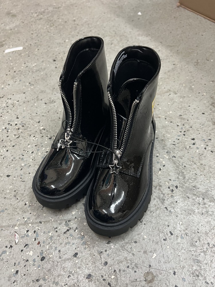 art class – Kids‘ Myra Chelsea Boots – Size 1, Black Sparkle FAST SHIPPING