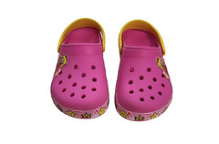Crocs Fun Lab Super Mario Brothers Princess Peach Clog Size 3 Junior Girls