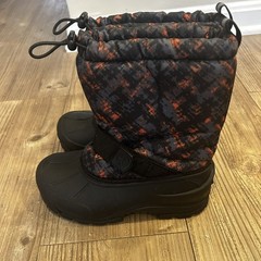 Northside Unisex Frosty Kids Orange/Black Winter Snow Boots