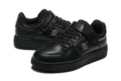 Rainy day Kids leather Black Magic Tape non-slip 13C-5.5Y AJ SB AF school light