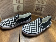 Opoee Airship Shoes Checkered Size 12.5 US, EUR 30 Slip On Sneakers