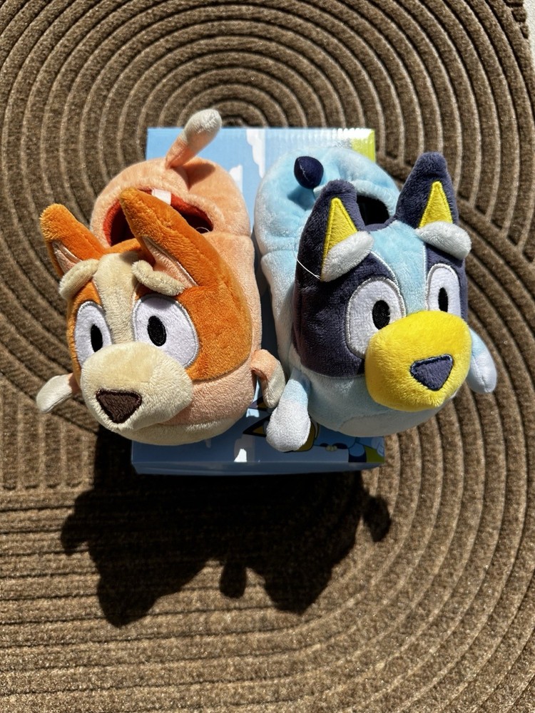Super Cozy Bluey & Bingo Disney Unisex Slippers Plush kid shoes gift idea