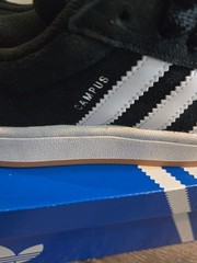 Adidas Campus 00s J Core Black White Youth Size 5 Women 6.5 HQ6638 Box