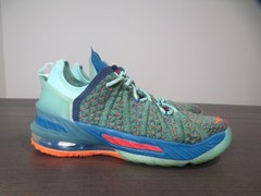 Nike LeBron 18 Shoes Youth Size 5.5Y Green We Are Family Basketball CW2760-300