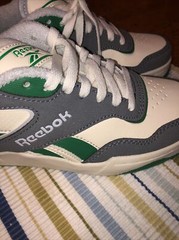 Reebok Galaxy kids Sneakers Size3K Green White Nwot