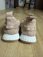 ECKO UNLTD. Peach Color Casual Mesh Stretch Sneakers Youth Size 12
