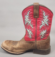 Ariat Pink/Turquoise VentTEK Cowboy Boots Youth Kids Size 3 Western 10031489